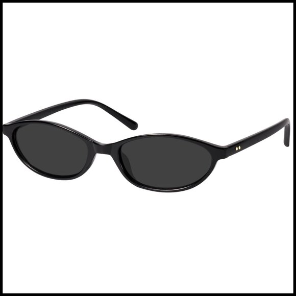 Retro Oval Sunglasses Cat Eye Y2K 90s Trendy UV400 Protection main image 5